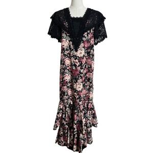 prom dresses hot pink Hot Pink Layers Sequined Floral Long Prom Dress Hot Pink / Custom Size
